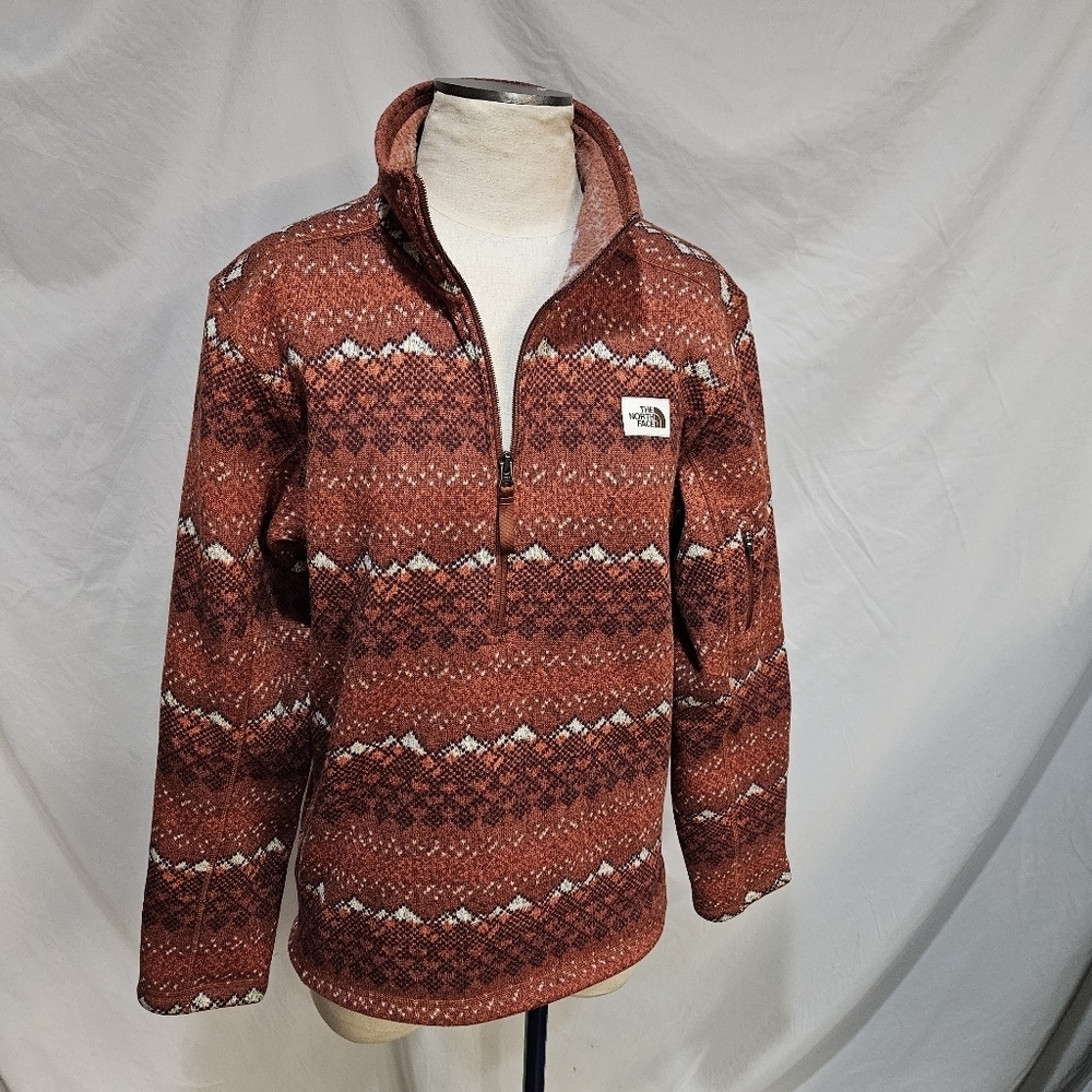 The North Face Brown Patterned Pullover - Picture 2 of 9